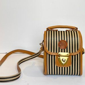FENDI VINTAGE STRIPED CROSSBODY BAG